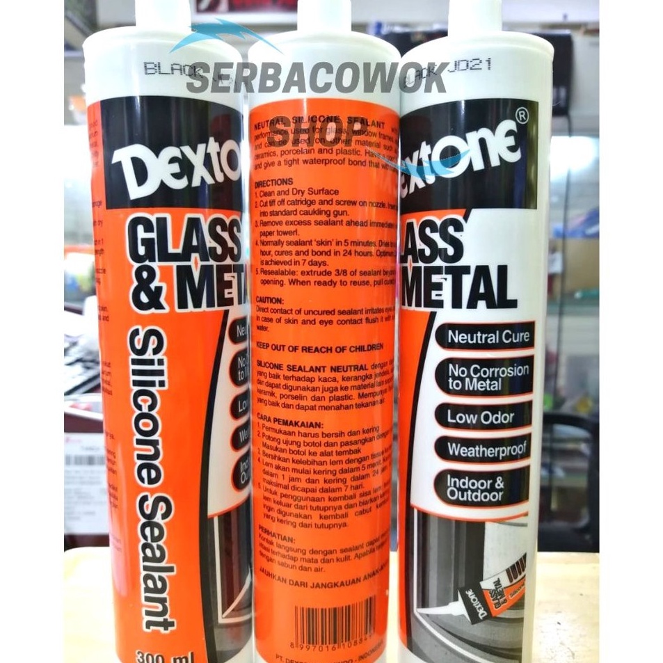 

Lem Silen Dextone 3 Ml Sealant Sealan Silicone Silikon Silicon Netral Anti Asam Termurah
