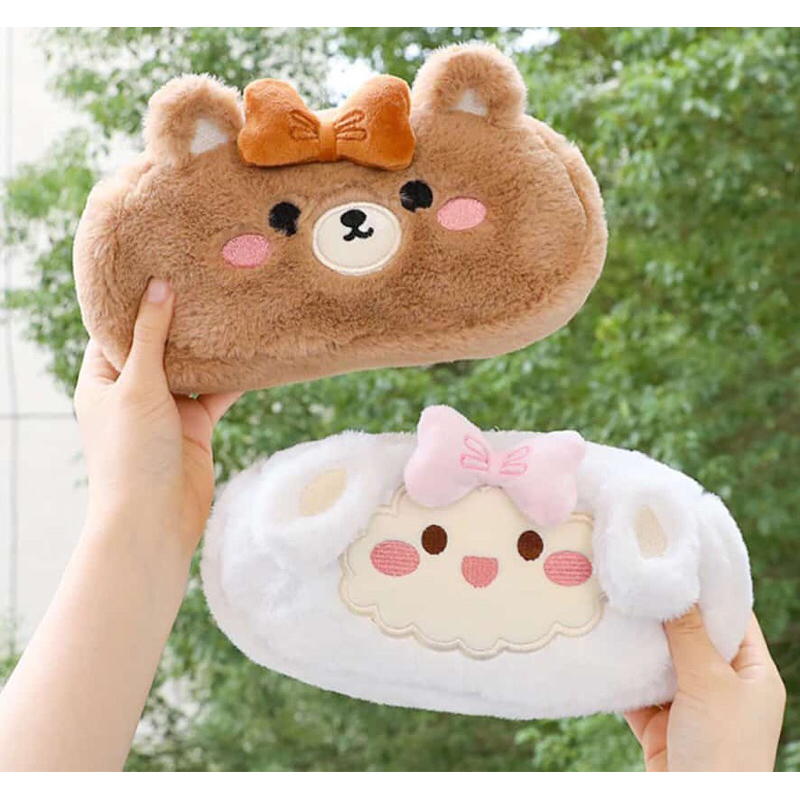 

Pouch Tempat Pensil Pencil Case Pouch make up Import