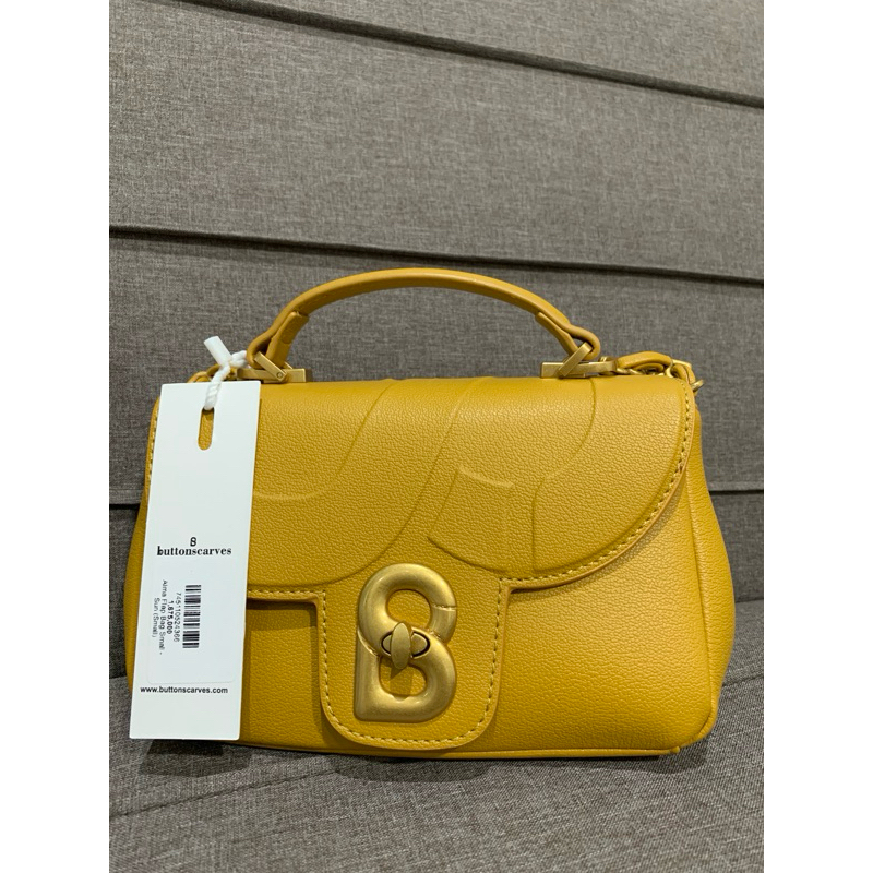 Buttonscarves Alma Flap Bag Small - Sun