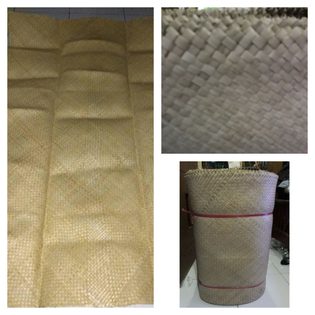 tikar pandan jenazah tikar  pandan halus  anyaman kecil putih halus tikar pandan lentur125x190cm