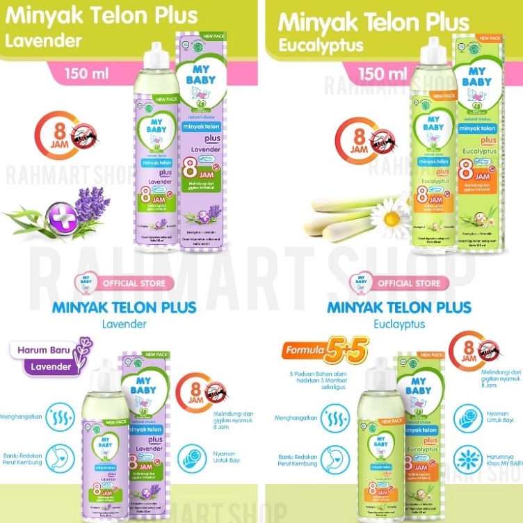 

Dijual MY BABY Minyak Telon Plus 15ml Eucalytus Lavender