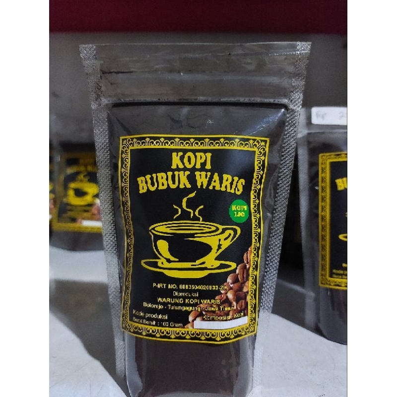 

Bubuk Kopi Ijo WARIS khas TULUNGAGUNG JATIM kemasan 100gr