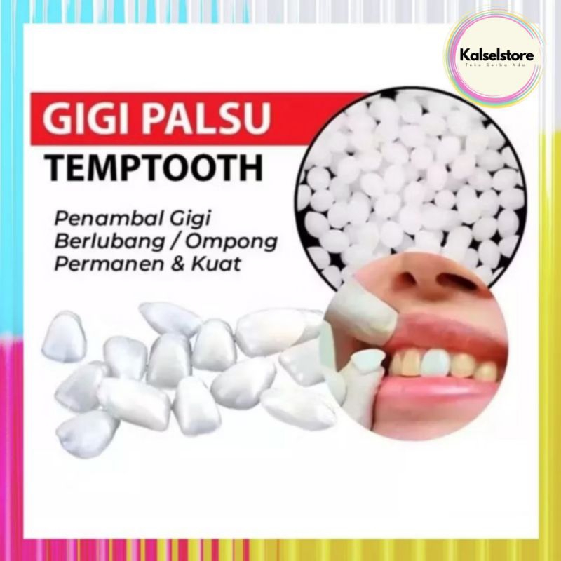 ISI 250 BUTIR GIGI PALSU SEMENTARA PENAMBAL GIGI TEMPTOOTH GIGI PALSU BAHAN ALAT TAMBAL GIGI SENDIRI