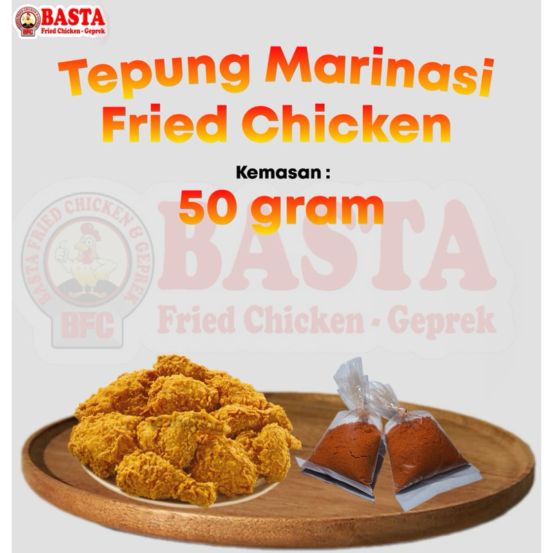 

tepung marinasi fried chicken untuk 2ekor/ 2kg ayam