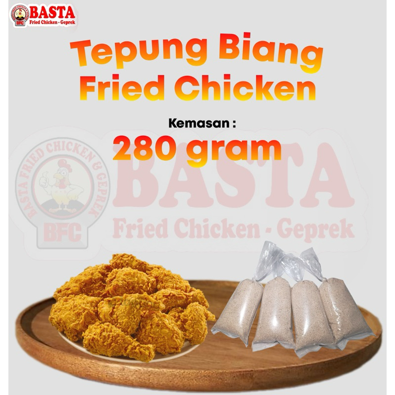 

tepung biang fried chicken kemasan satu bungkus buat satu kg tepung terigu