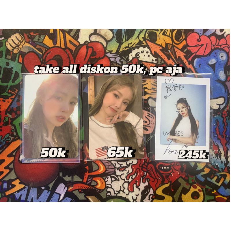 photocard hyewon izone panaroma amrik pola waves