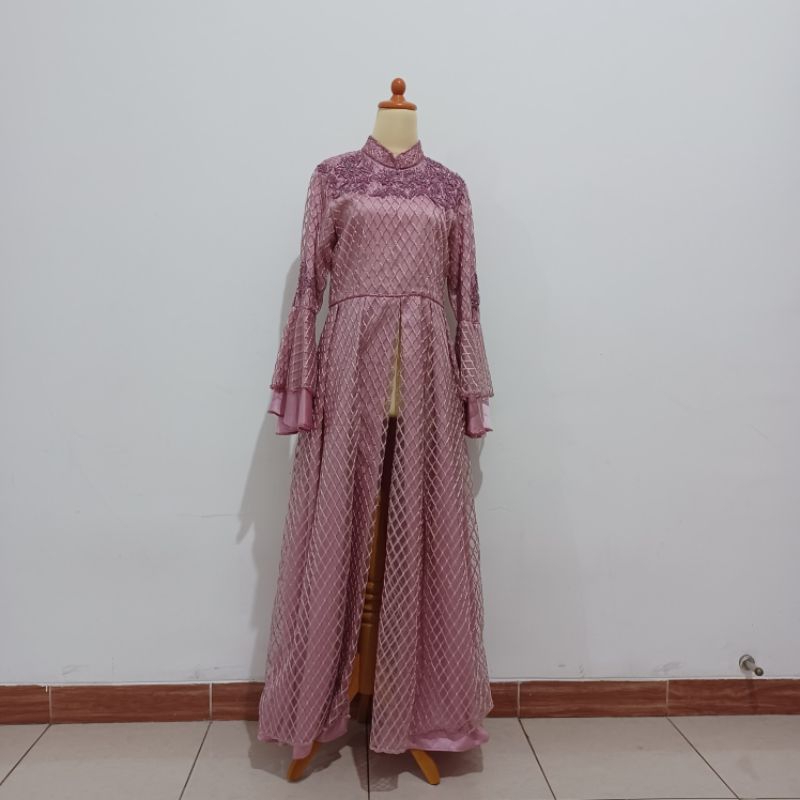 preloved dress Pesta muslimah - Gaun Pesta wanita - Baju Kondangan -gamis