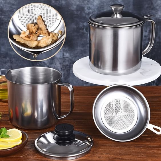 Oil pot saringan minyak stainless steel