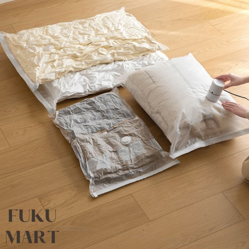 Top banget Kantong Plastik Vakum Transparan Anti Air Vacuum Compression Bag Plastik Vakum Pakaian Or