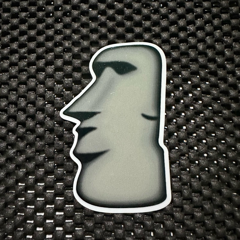 stiker emot batu