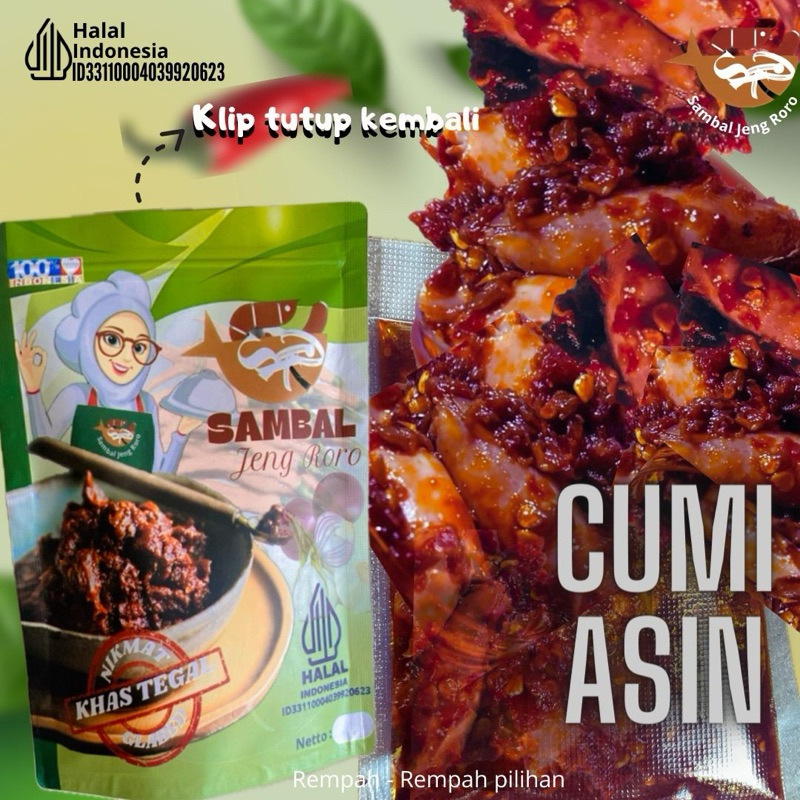 

ANEKA SAMBAL JENG RORO 200g SAMBAL CUMI EMPUK TELOR JENG RORO SAMBAL CAKALANG JENG RORO SAMBAL TUNA JENG RORO SAMBAL TERI JENG RORO SAMBAL TONGKOL JENG RORO