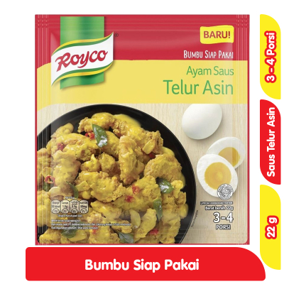 

Royco Bumbu Instan Ayam Saus Telur Asin 22 g