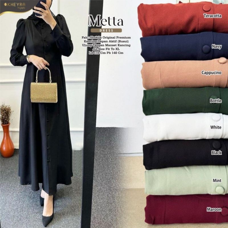 Metta Dress By Kheyra || Gamis