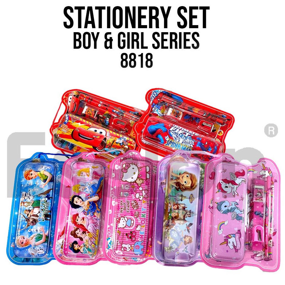 

New Recommended Stationery set Alat tulis set Paket alat tulis Stationery set fancy 8818