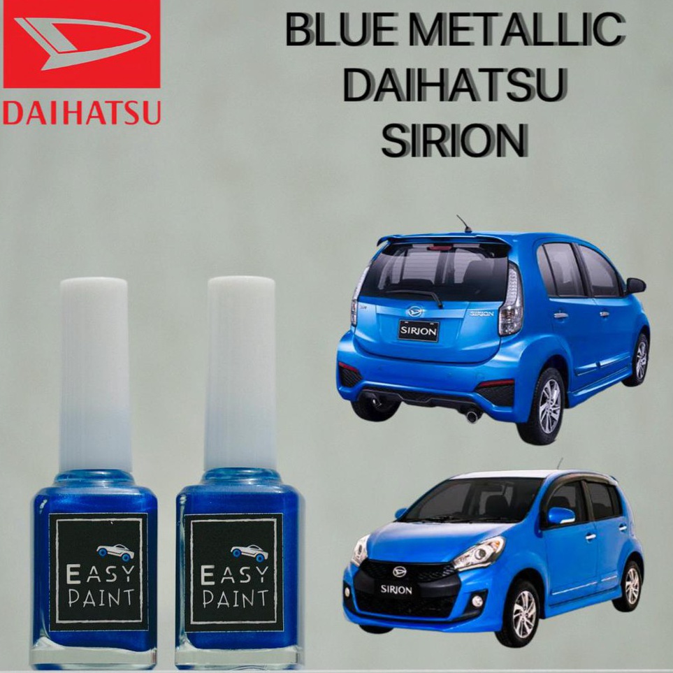 

Cat Blue Metallic Daihatsu Sirion Biru Metalik