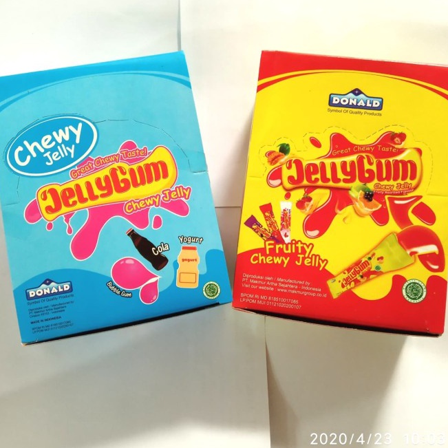 

Kirim Langsung Donald Jelly Gum 24pcs x 25grbox G47