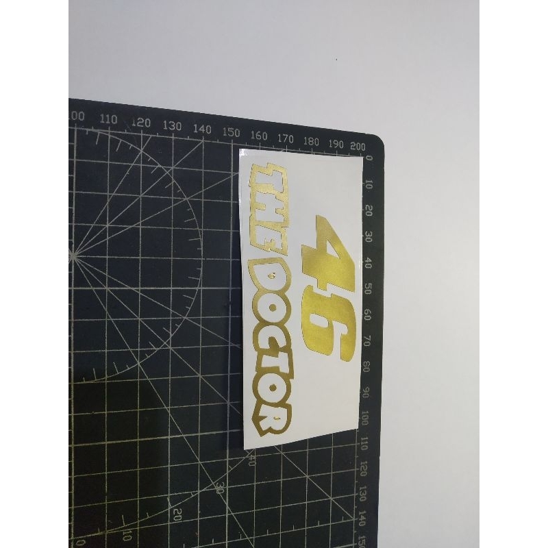 

cutting stiker 46 the doctor