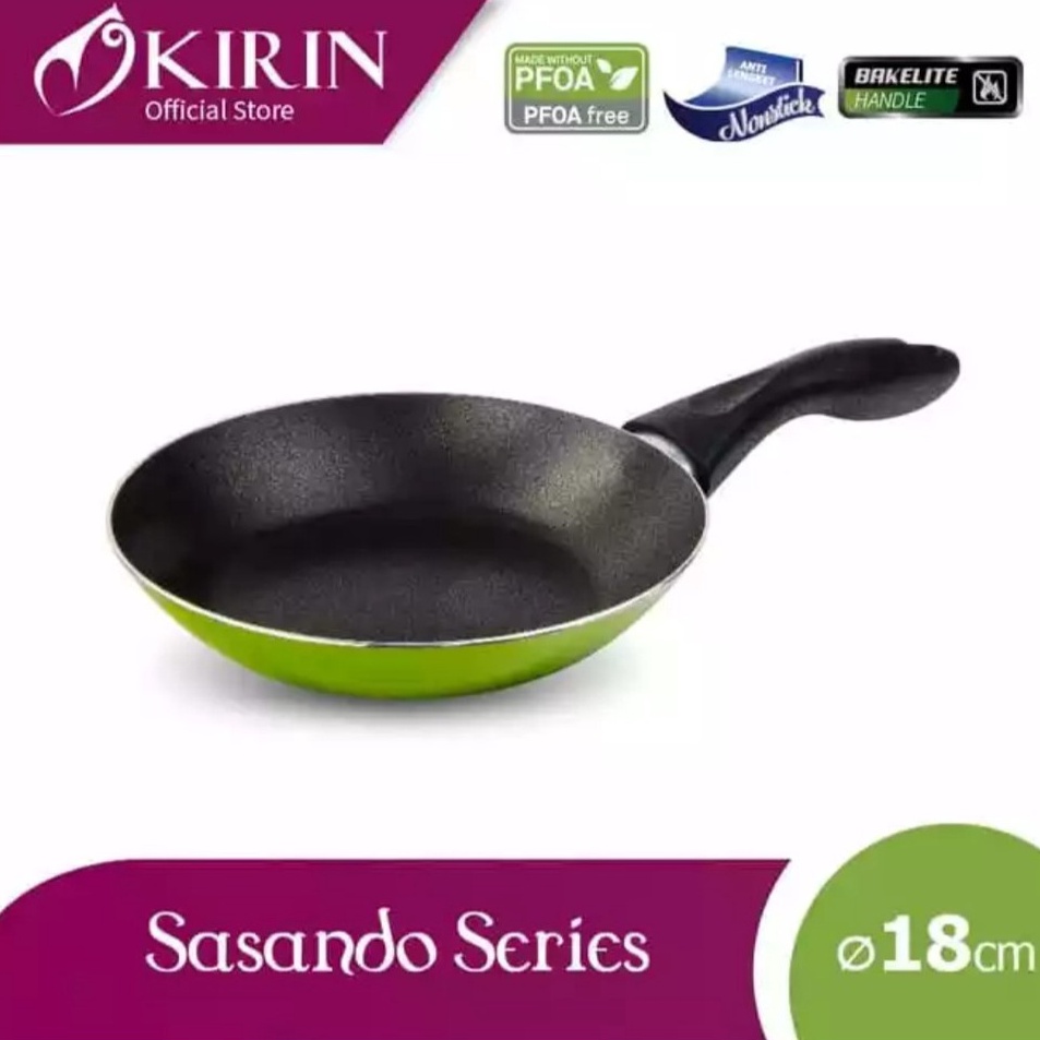 Frypan Teflon Kirin Sasando 18 cm Penggorengan Teflon Kirin 18cm Wajan Kirin Non Stick