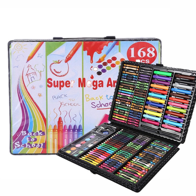 

Berkualitas Tinggi WD Crayon Set 168pcs Krayon Mewarnai Anak 168pcs Pensil Warna Set 168pcs