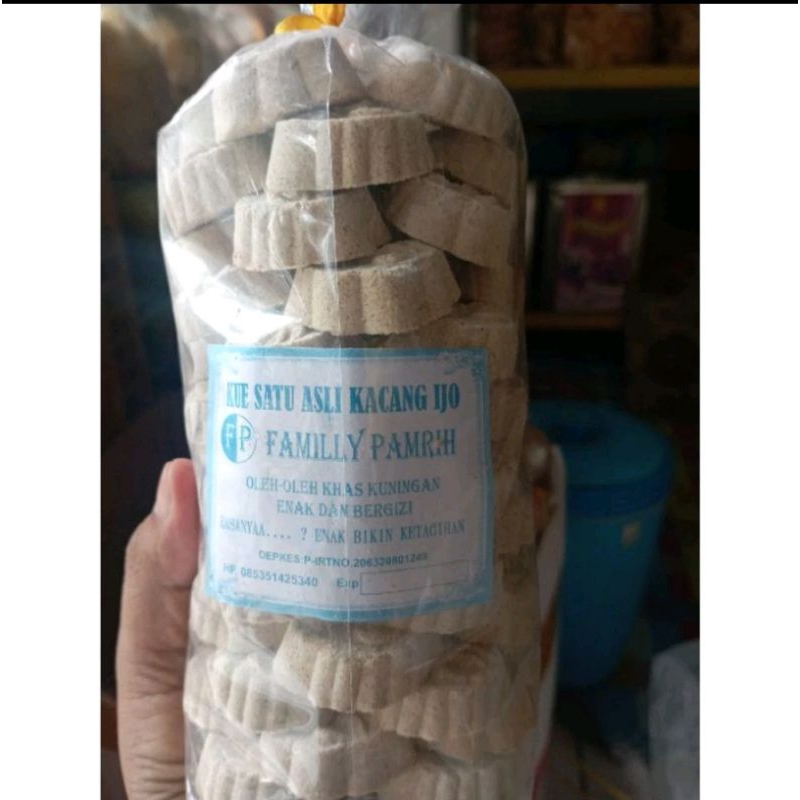 

KUE SATU ASLI KACANG IJO KEMASAN 500GRAM