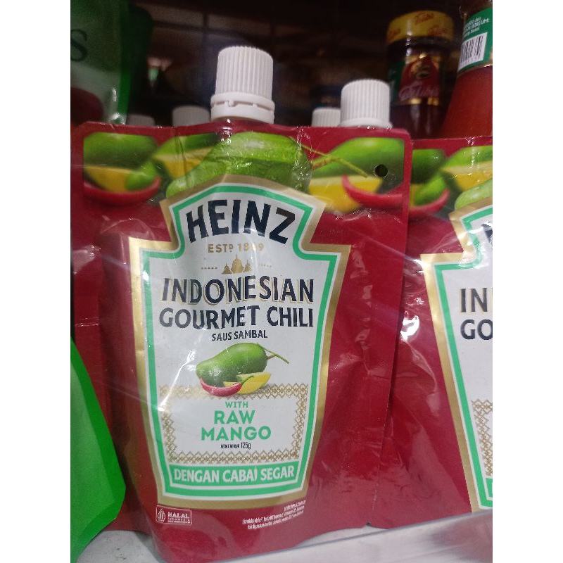 

Heinz Gourmet Chili Saus Sambal With Raw Mango 125g
