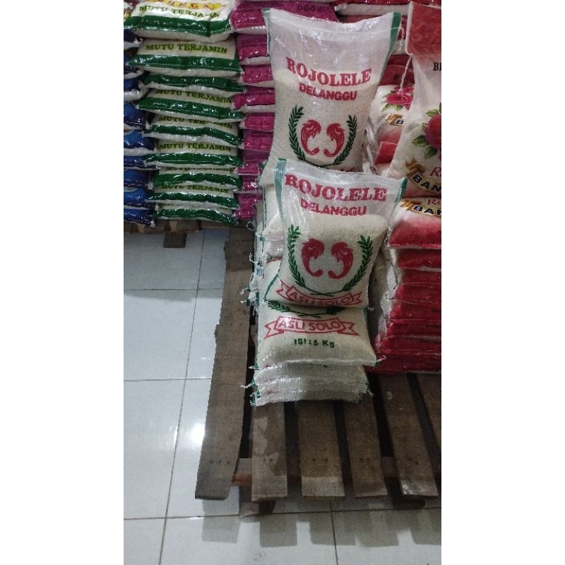 

beras merk Rojo lele 10kg