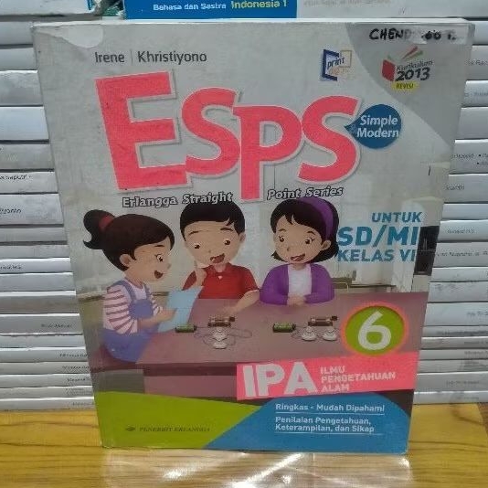 BUKU ESPS IPA SD/MI KELAS VI/6 REVISI PENERBIT ERLANGGA