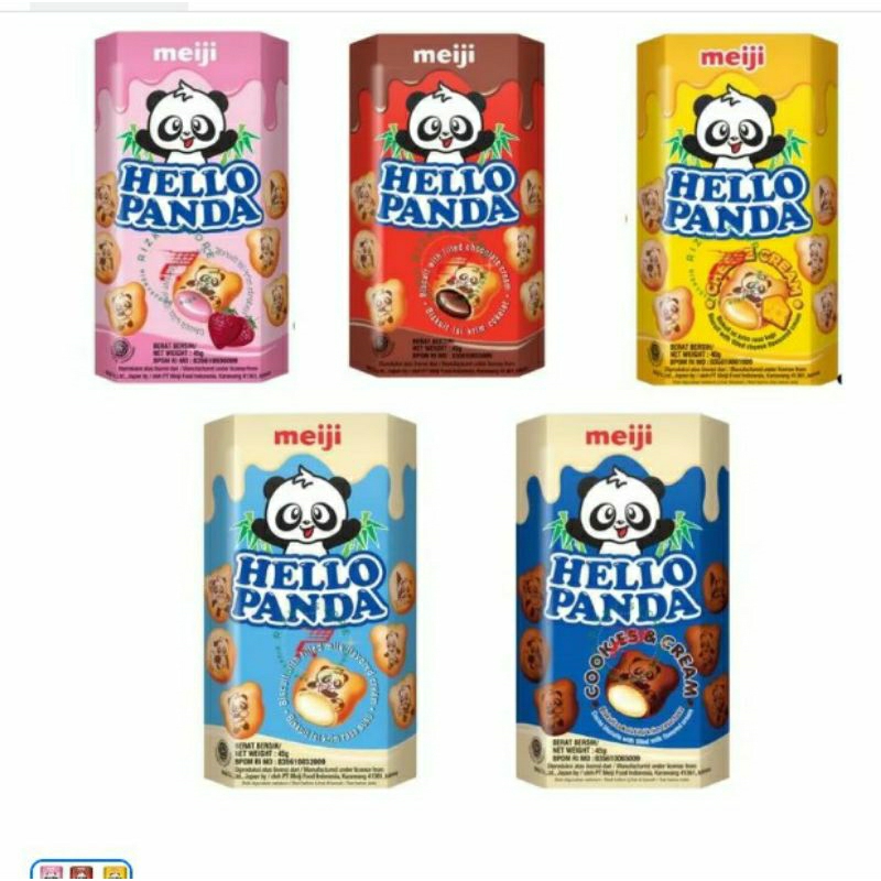 

Hello Panda Meiji Biskuit Krim 45gr/All variant