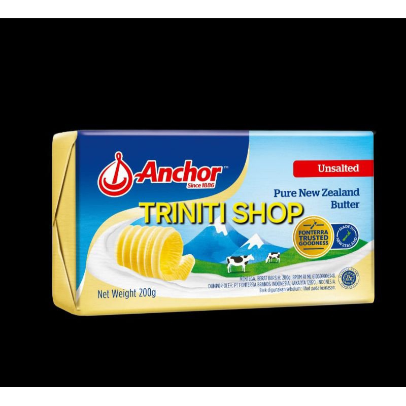 

BUTTER ANCHOR UNSALTED 200 GRAM & SALTED 227 GRAM