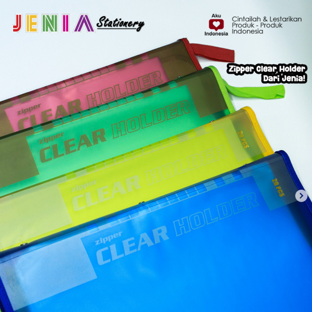

Zipper Clear Holder Jenia 40 Pocket / Sheet