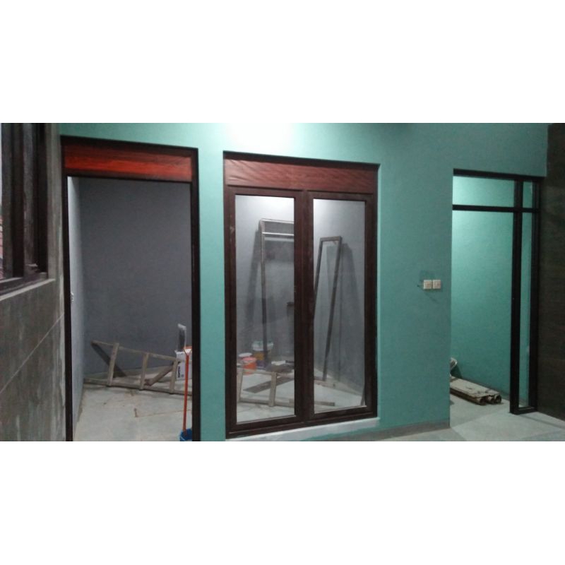 Pintu Kusen plus  Jendela Aluminium Kaca