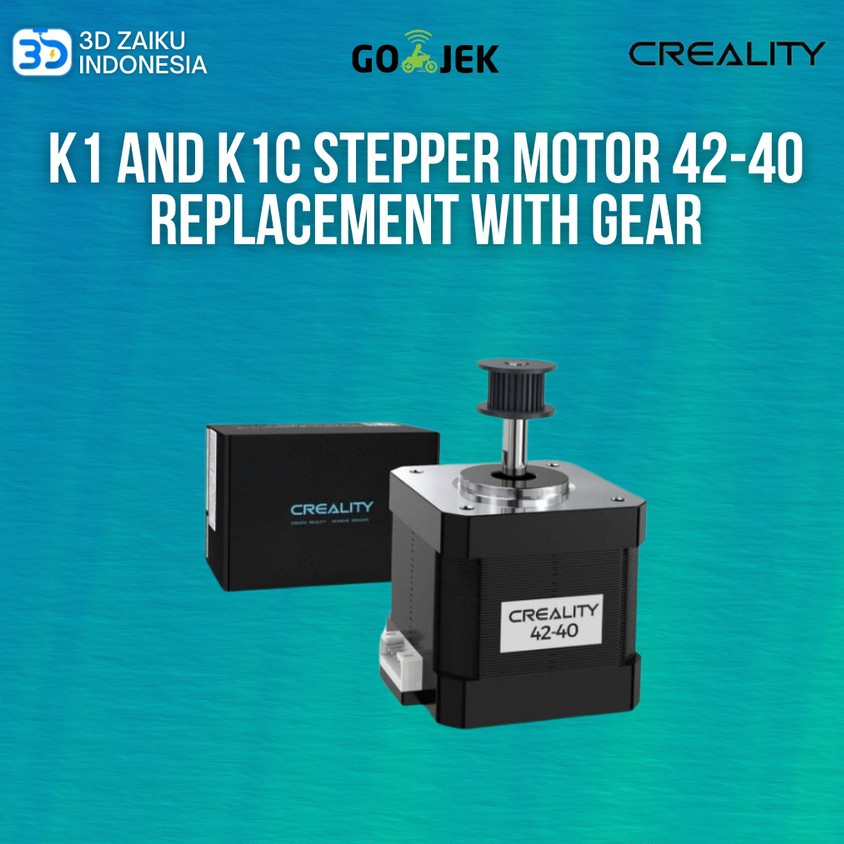 Creality K1 and K1C Stepper Motor 42-40 Replacement with Gear