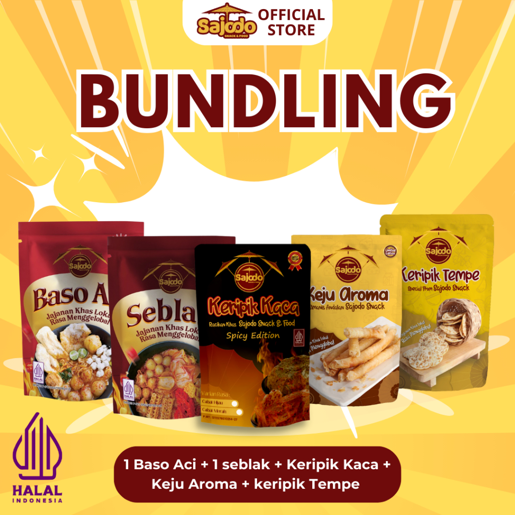 

SAJODO - BUNDLING 6 SEMUA PRODUK SAJODO