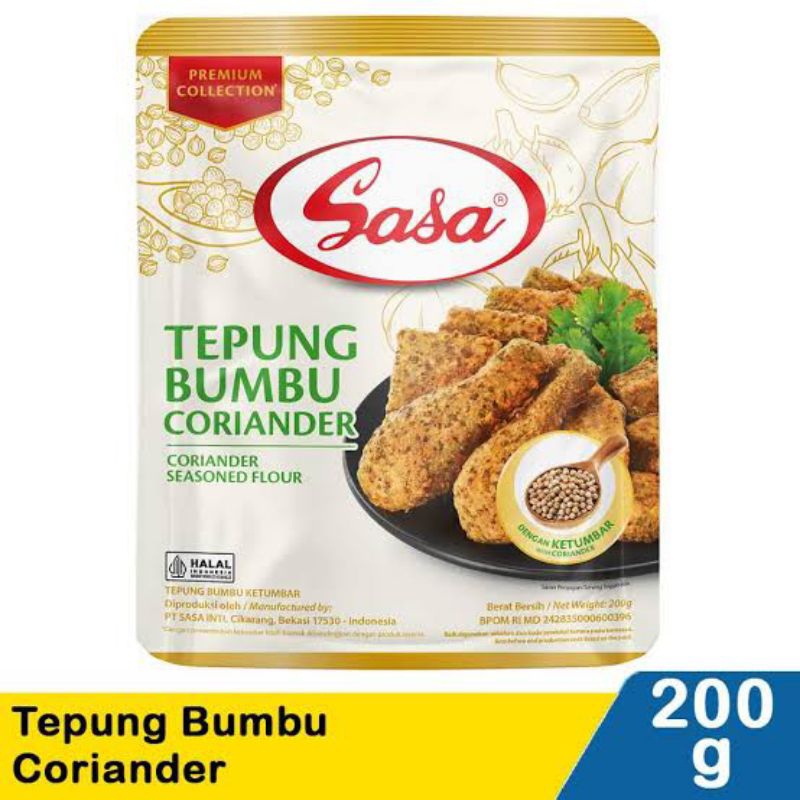 

Sasa Tepung Bumbu Premium Coriander 200 gr Bumbu Ketumbar Seasoned Flour