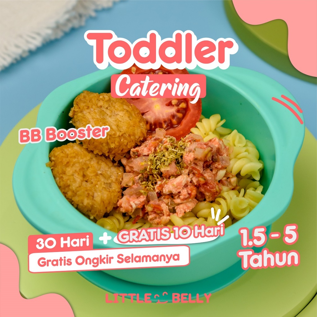 

[GRATIS 10 Hari] - Toddler (>18 bulan) Catering - 30 HARI + BONUS 10 HARI | MPASI | BB Booster | Makanan Bayi