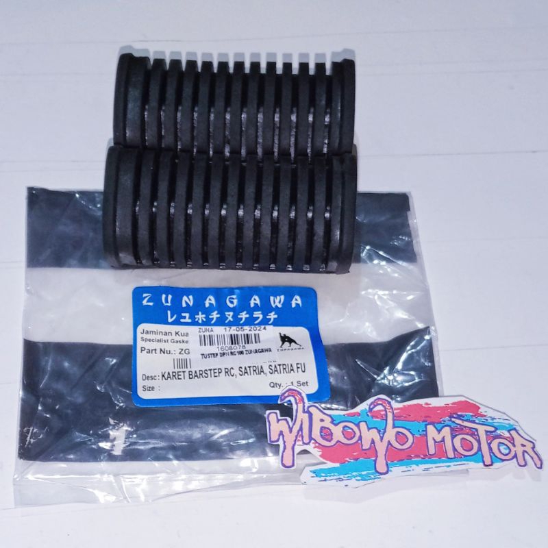 KARET FOOTSTEP POSTEP TUSTEP DEPAN RC SATRIA FU ZUNAGAWA