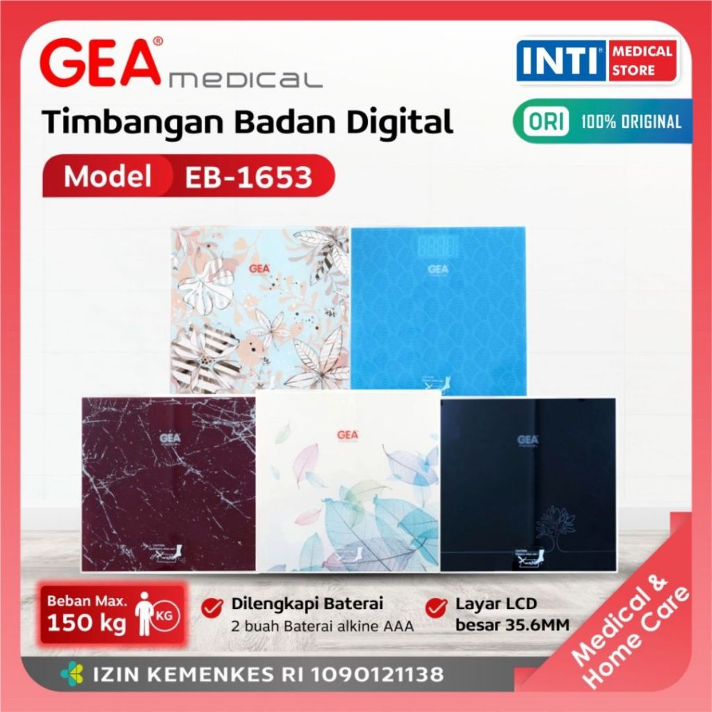 GEA Medical | Timbangan Badan Digital EB 1653 | Timbangan Badan