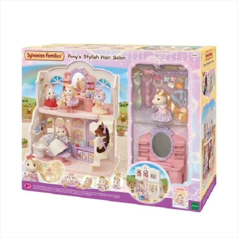 Mainan Anak Koleksi Sylvanian Pony's Stylish Hair Salon 56420