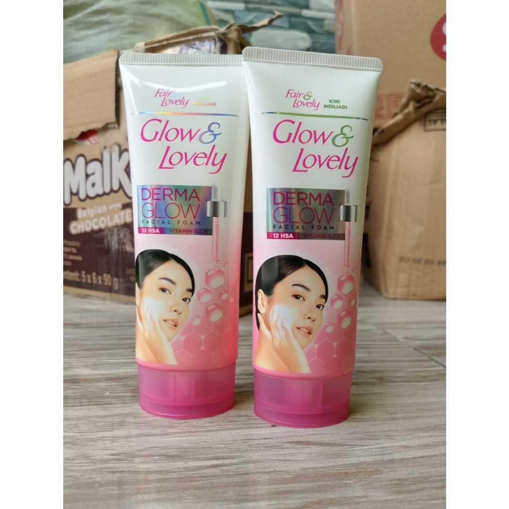 PAKET TWINPACk (2pcs) FAIR AND LOVELY/GLOW LOVELY 100 GRAM COD-BPOM