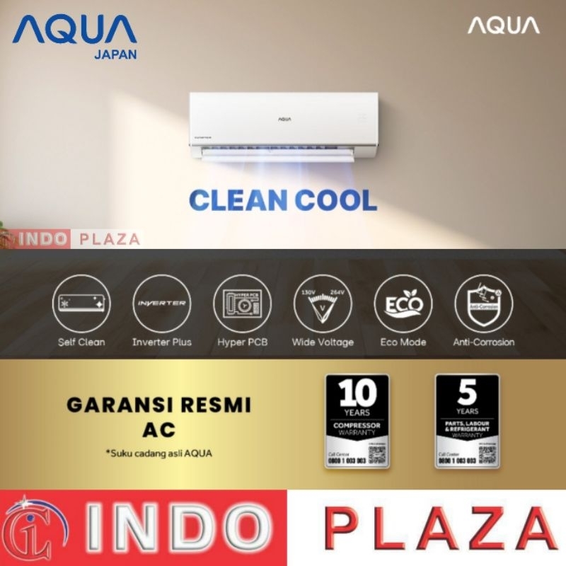 AC AQUA INVERTER 1/2 PK AQA-KR/CR-5VQCL SELF CLEAN + ANTI KARAT