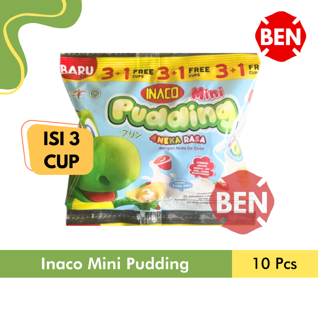 

Inaco Mini Pudding 1 Renceng 10 Pcs 3 Cups Aneka Rasa Buah Puding