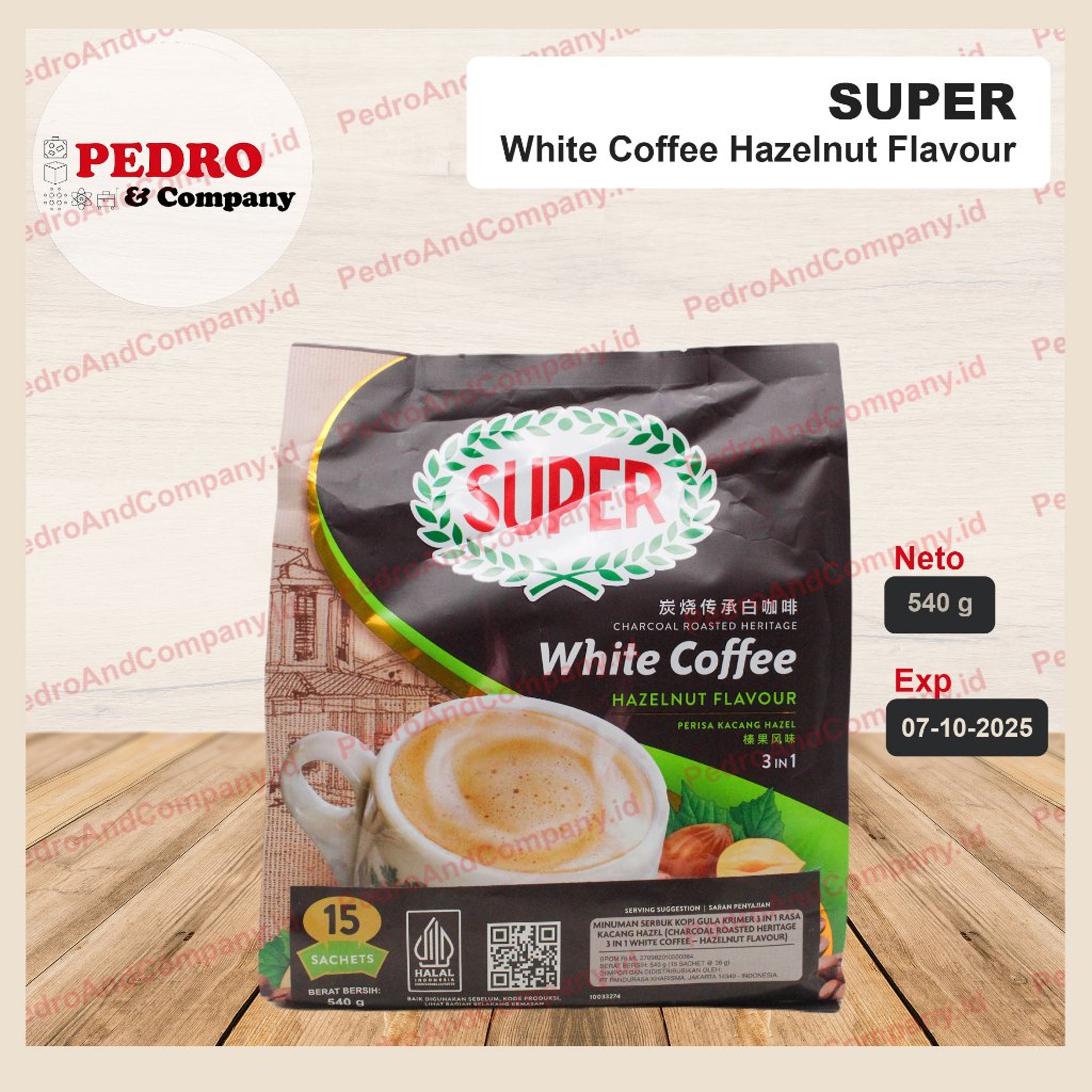 

Super - Charcoal roasted white coffee hazelnut (36 gr x 15 sachets)