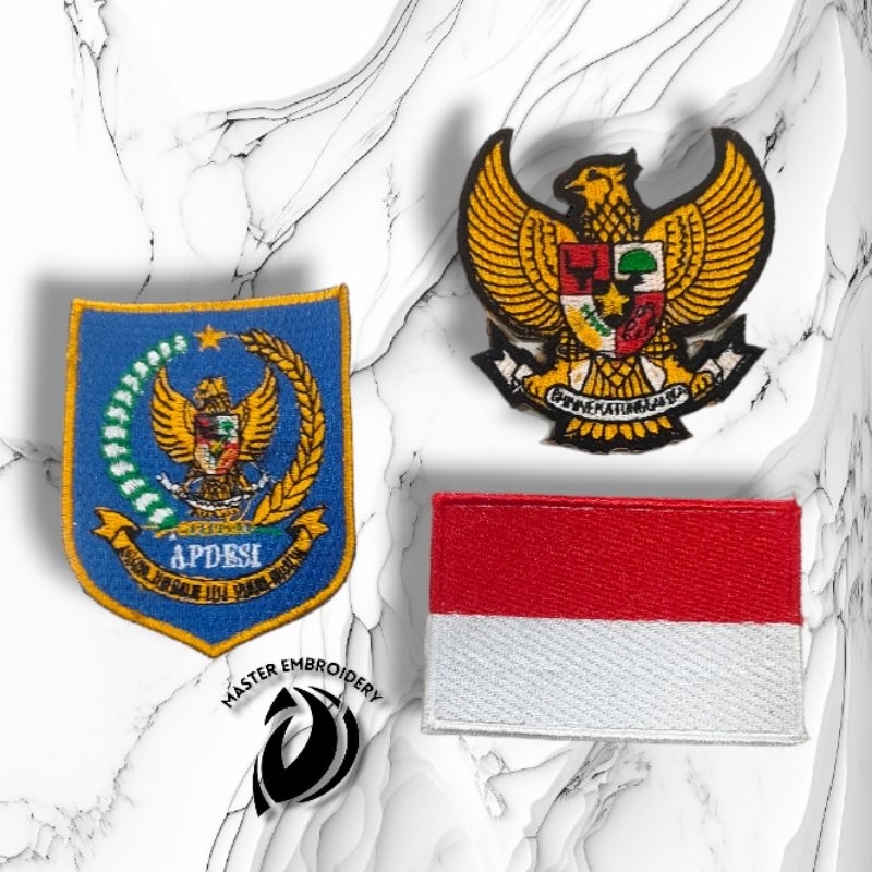 LOGO APDESI, GARUDA, BENDERA INDONESIA