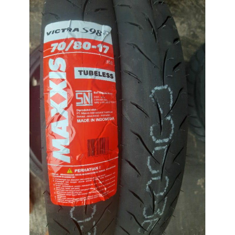 Maxxis victra S98 70/80-17 TUBELESS