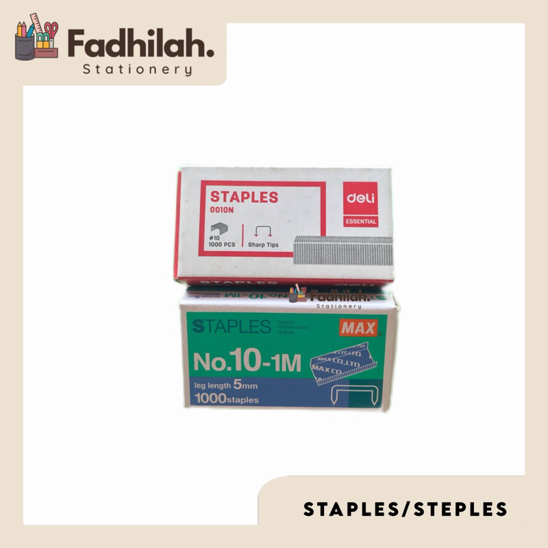 

Isi Stapler atau Staples DELI & MAX