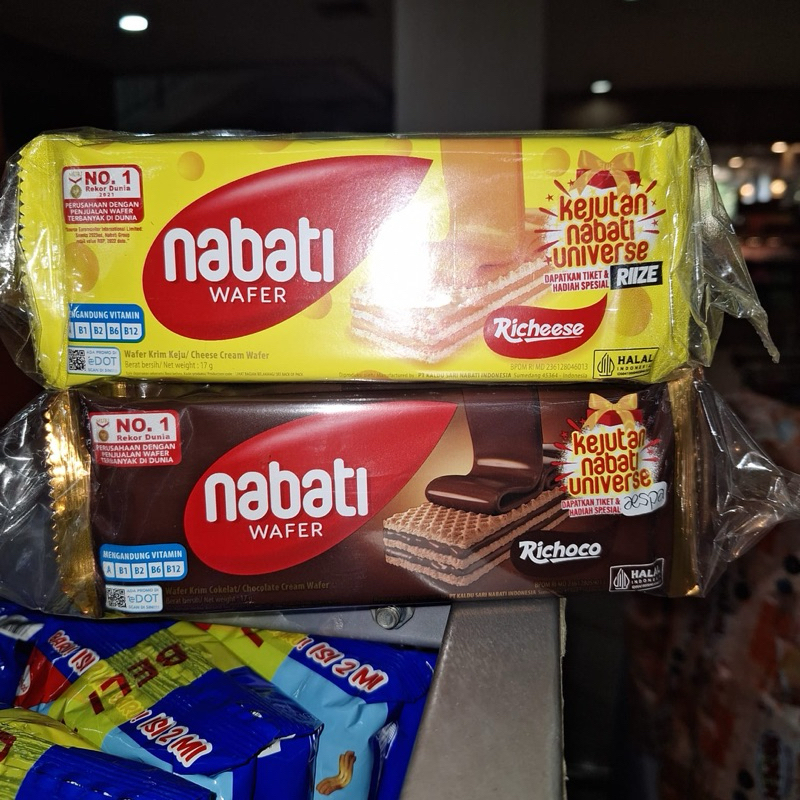 

NABATI Wafer 17gram renteng isi 10 pcs