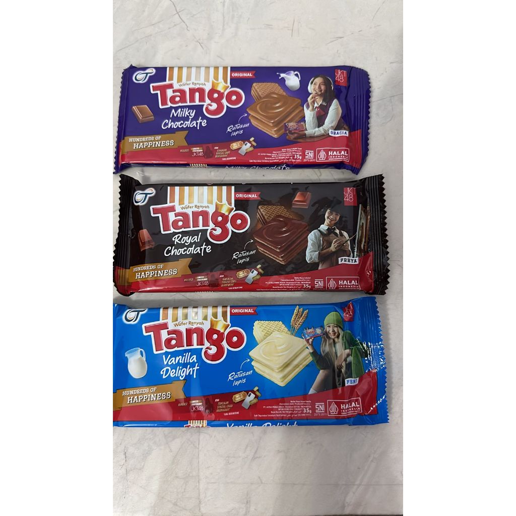 

Wafer TANGO X JKT48 Bite Size 35gr (1pack isi 10pax) 3 Varian Rasa