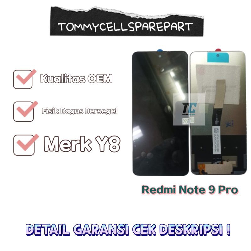 LCD TOUCHSCREEN REDMI NOTE 9 PRO NOTE 9S ORIGINAL