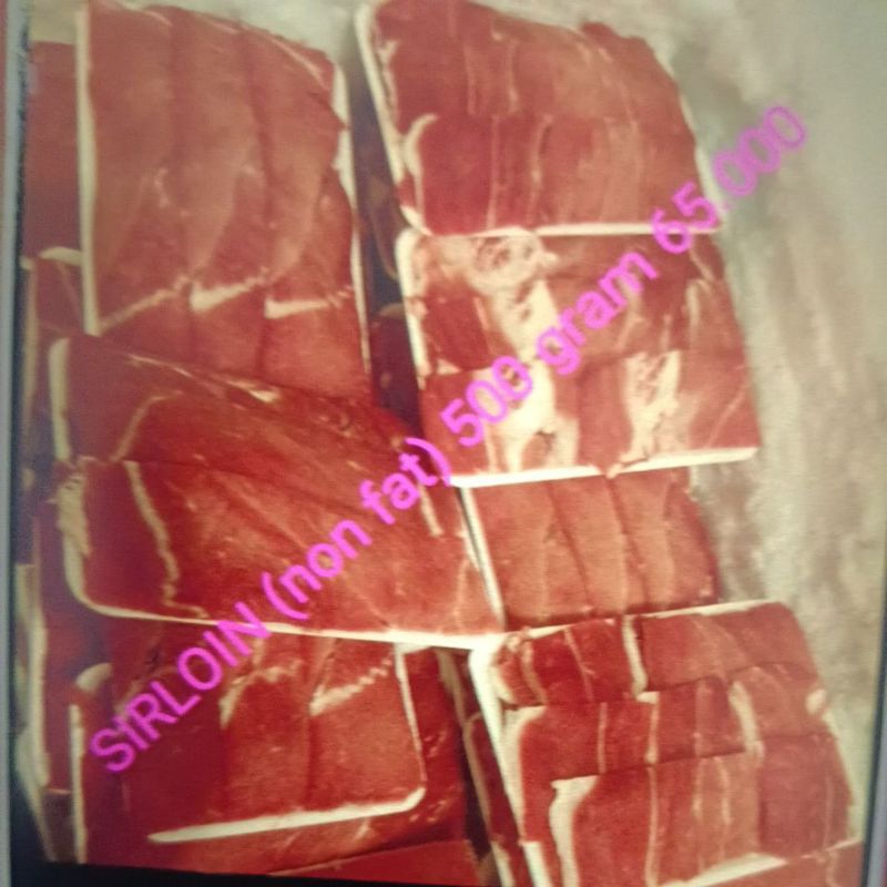 

Daging Slice Sirloin (Non Fat)