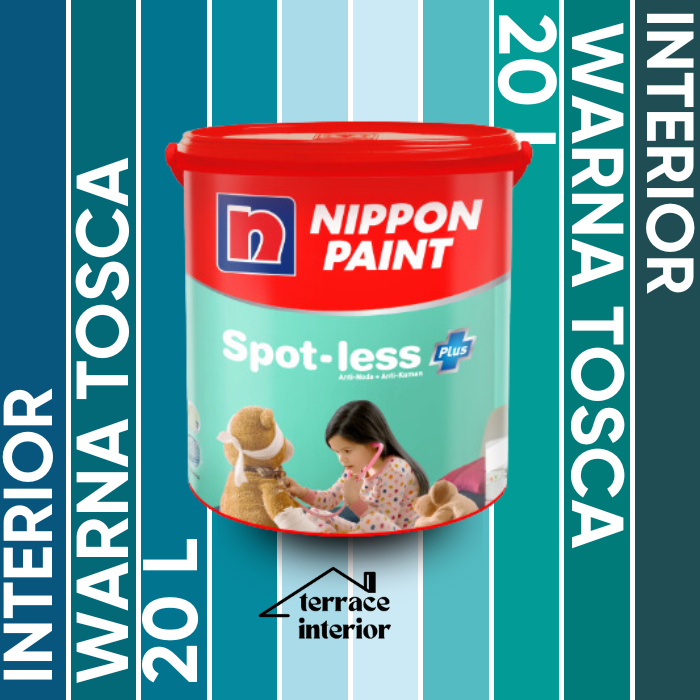 Cat Tembok Spotless Plus Nippon Paint Interior Warna Tosca 20 Liter